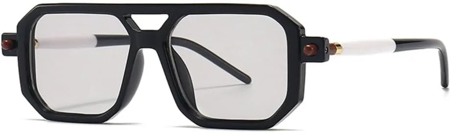 Модные ретро-солнцезащитные очки квадратной формы для женщин и мужчин, винтажные солнцезащитные очки с защитой от УФ-излучения UV400 LJTJTAV, Black White Grey
Модные ретро-солнцезащитные очки квадратной формы для женщин и мужчин, винтажные солнцезащитные очки с защитой от УФ-излучения UV400 LJTJTAV, Black White Grey