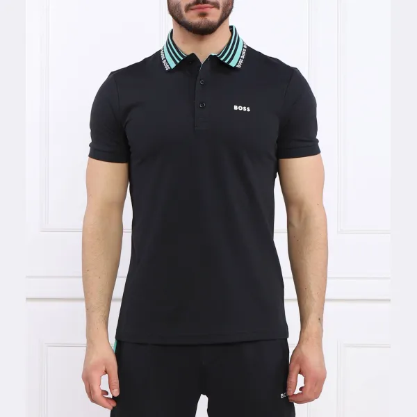 Рубашка-Поло узкого кроя Boss, синий
Рубашка-Поло узкого кроя Boss, синий