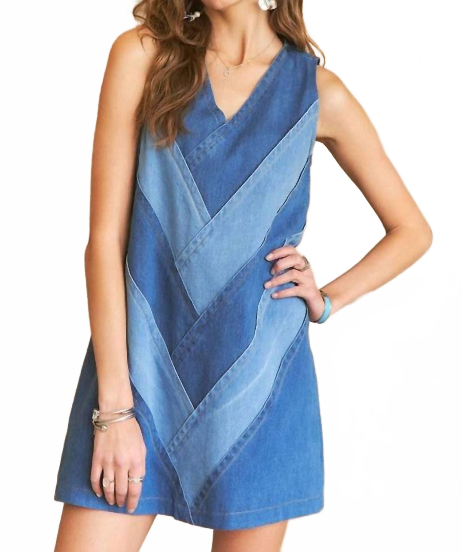 Шеврон Краш Платье из денима Adora, Denim
Шеврон Краш Платье из денима Adora, Denim