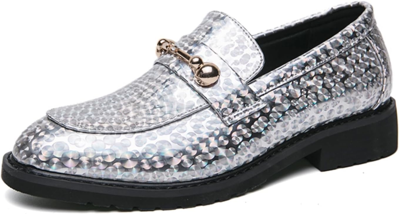 Мужские лоферы с заостренным носком из полиуретана - блестящие туфли без шнурков для свадьбы, вечеринки и повседневной носки - формальные и повседневные лоферы Eliogn, серебро
Мужские лоферы с заостренным носком из полиуретана - блестящие туфли без шнурков для свадьбы, вечеринки и повседневной носки - формальные и повседневные лоферы Eliogn, серебро