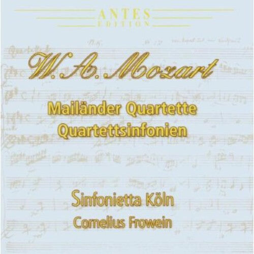 CD диск Mozart / Frowein / Sinfonietta Koln: Mailander Quartette
CD диск Mozart / Frowein / Sinfonietta Koln: Mailander Quartette