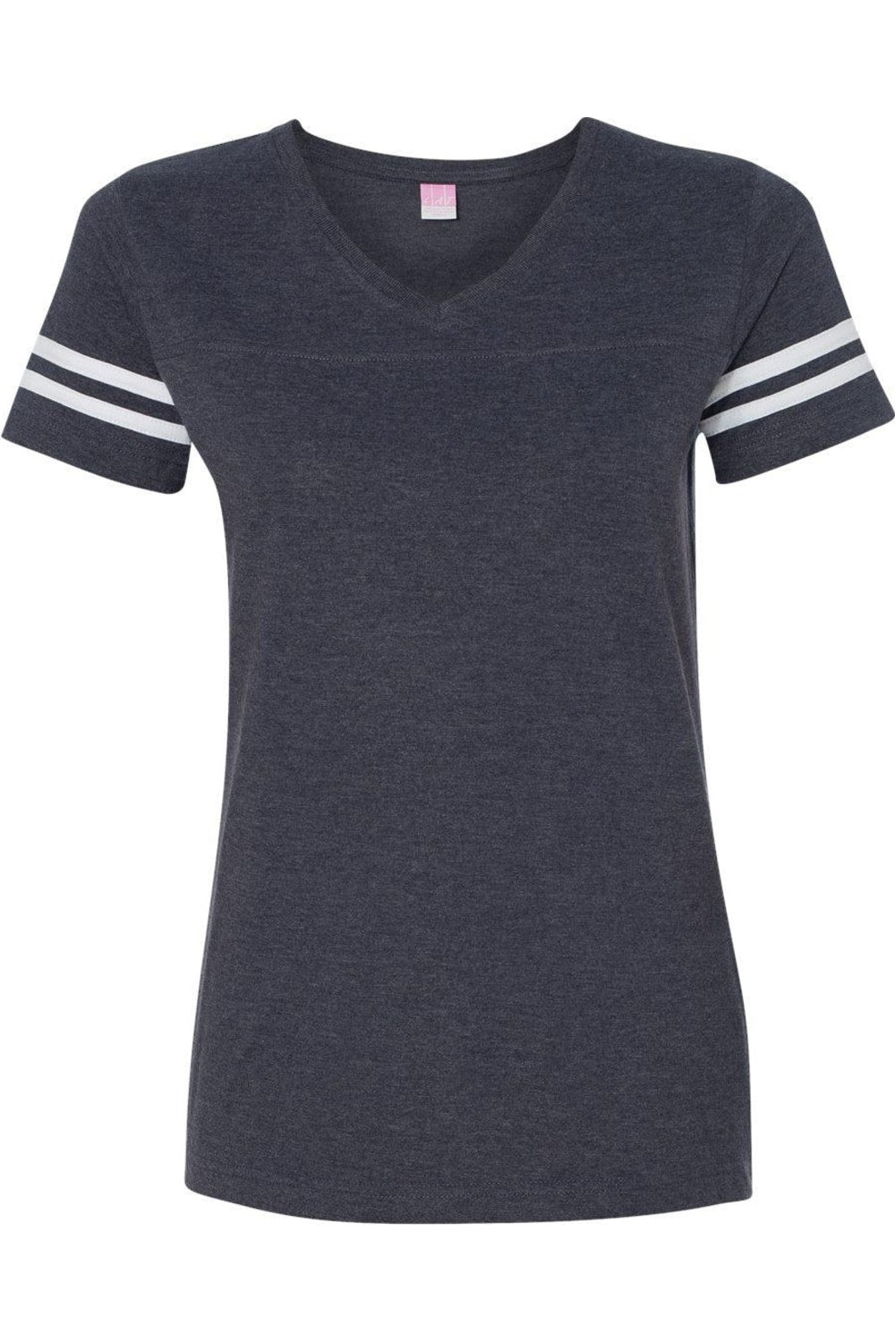 Женская футбольная футболка LAT с V-образным вырезом и тонкой джерси, цвет vintage navy/ white
Женская футбольная футболка LAT с V-образным вырезом и тонкой джерси, цвет vintage navy/ white