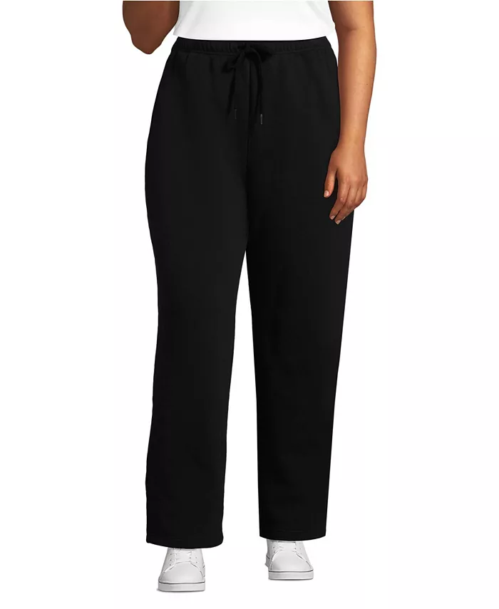 Просторные брюки прямого кроя с высокой талией Set Bottom Lands' End, черный
Просторные брюки прямого кроя с высокой талией Set Bottom Lands' End, черный