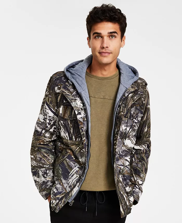 Мужская худи-куртка в стиле Trucker с подкладкой из шерпы и двумя карманами Levi's, мультиколор
Мужская худи-куртка в стиле Trucker с подкладкой из шерпы и двумя карманами Levi's, мультиколор