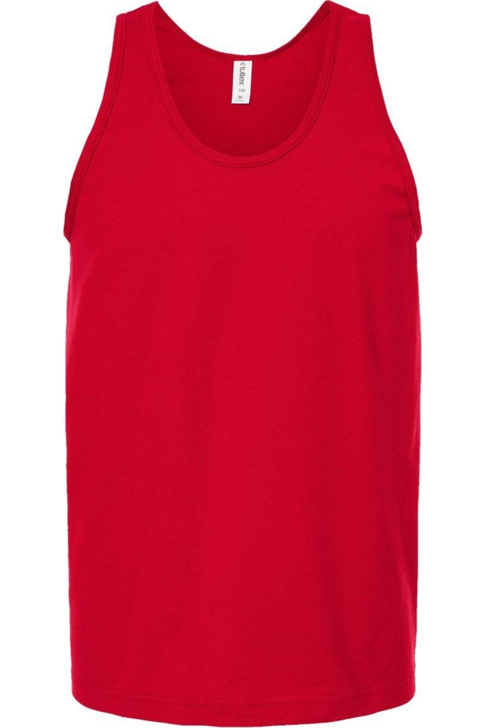 Майка-топ унисекс из тонкого джерси Tultex, красный 
Майка-топ унисекс из тонкого джерси Tultex, красный