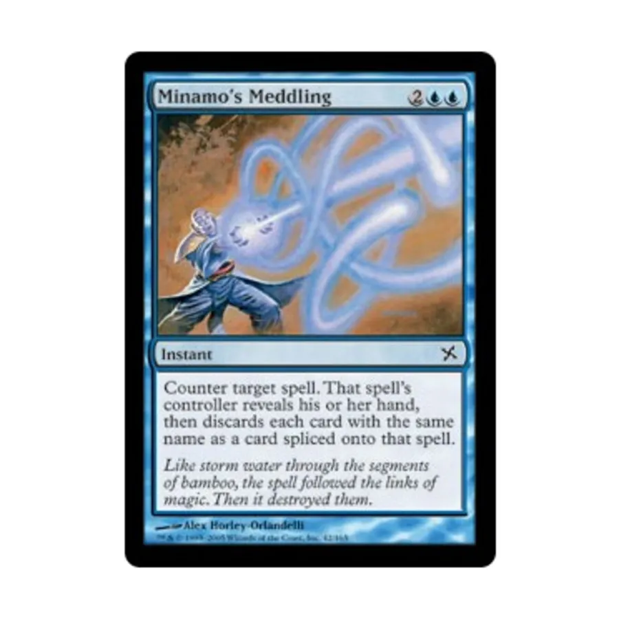 CCG Вмешательство Минамо (клавиша C) (фольга), MTG - Betrayers of Kamigawa
CCG Вмешательство Минамо (клавиша C) (фольга), MTG - Betrayers of Kamigawa