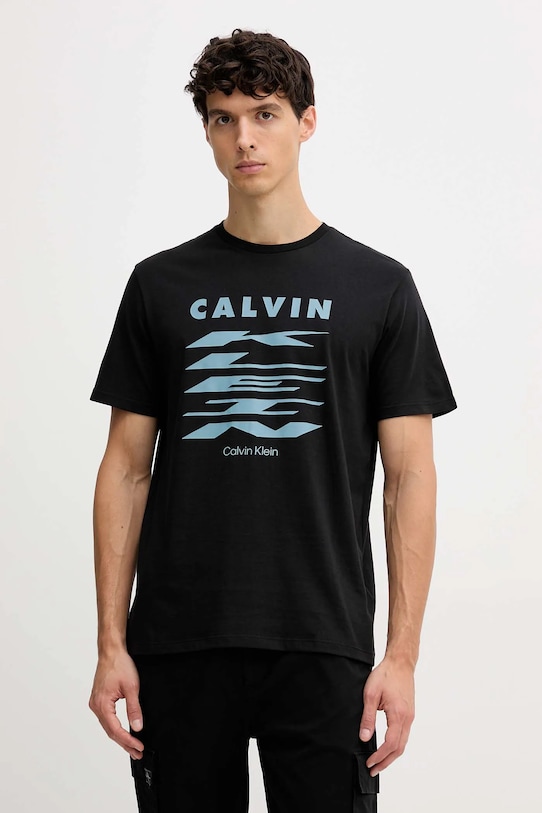 Хлопковая футболка Calvin Klein Jeans, черный
Хлопковая футболка Calvin Klein Jeans, черный