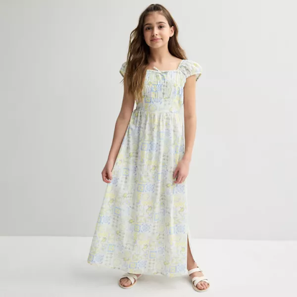 Платье макси с короткими рукавами для девочек 6-20 лет, стандартные и большие размеры So, цвет white big collage
Платье макси с короткими рукавами для девочек 6-20 лет, стандартные и большие размеры So, цвет white big collage