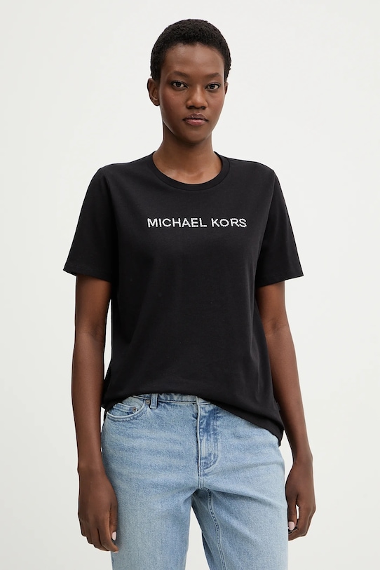Хлопковая футболка MICHAEL Michael Kors, черный
Хлопковая футболка MICHAEL Michael Kors, черный