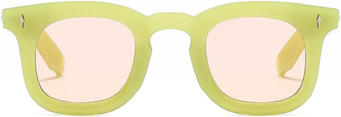 Ретро солнцезащитные очки для женщин с прозрачными линзами цвета океана, модные солнцезащитные очки для мужчин с заклепками, квадратные, в стиле панк, модель 3819 Melrose, Green Pink
Ретро солнцезащитные очки для женщин с прозрачными линзами цвета океана, модные солнцезащитные очки для мужчин с заклепками, квадратные, в стиле панк, модель 3819 Melrose, Green Pink