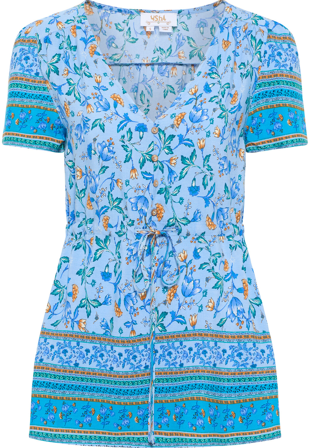 Блуза usha FESTIVAL Kurzarm, цвет Hellblau Mehrfarbig
Блуза usha FESTIVAL Kurzarm, цвет Hellblau Mehrfarbig