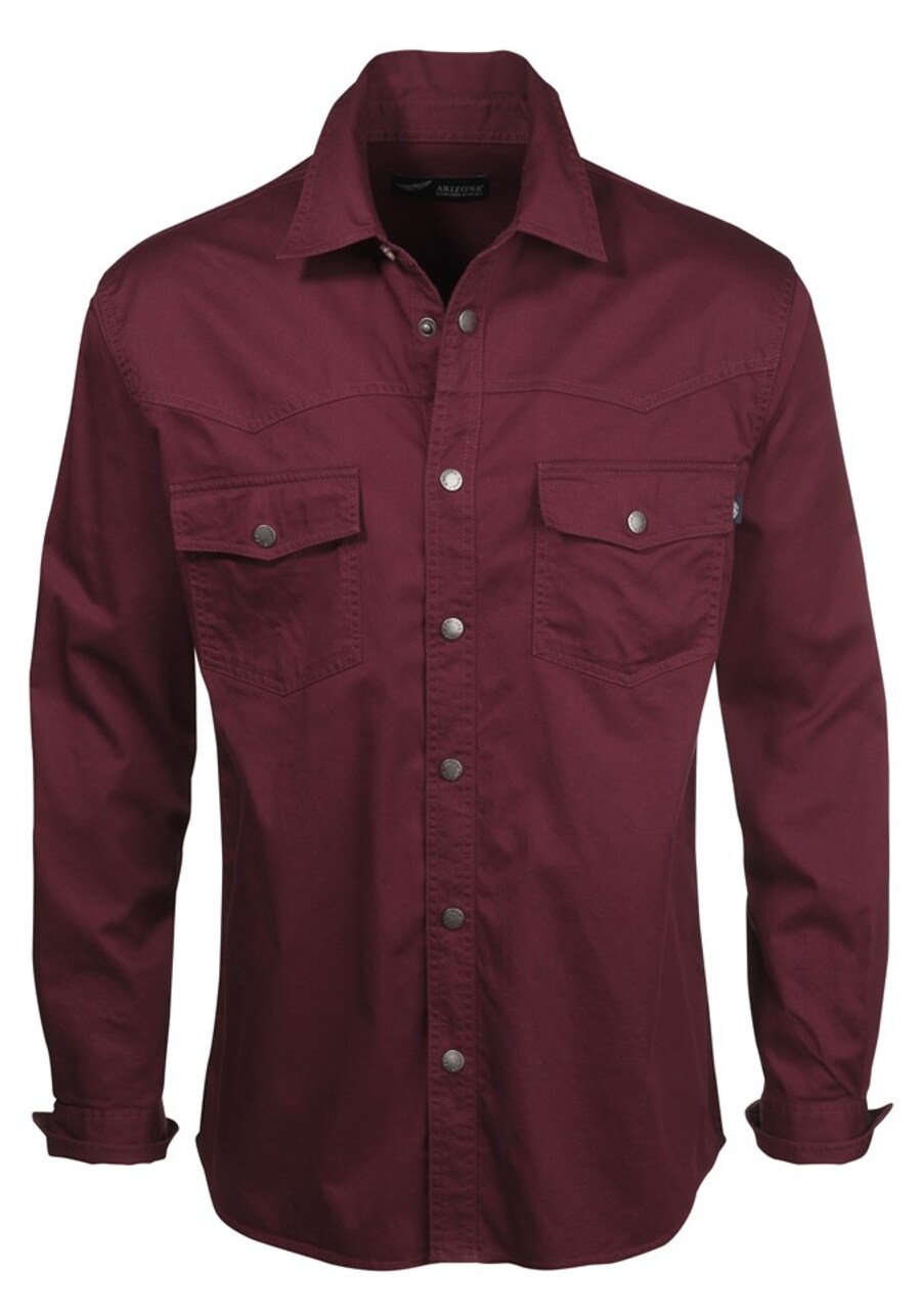 Удобная рубашка на пуговицах ARIZONA, бордовый
Удобная рубашка на пуговицах ARIZONA, бордовый
