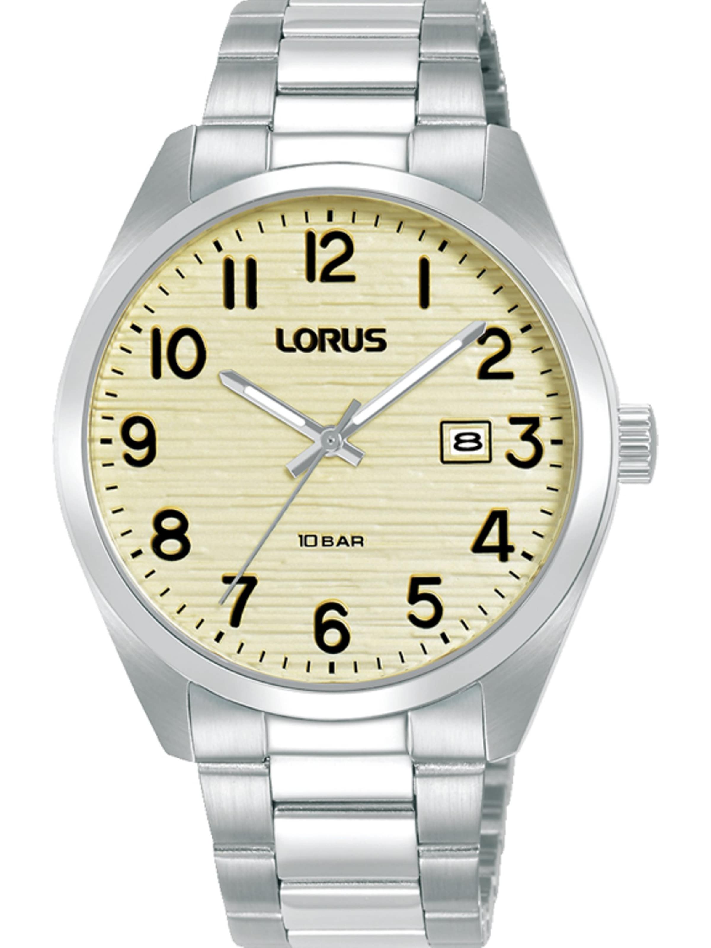 LORUS Серебряные аналоговые часы
LORUS Серебряные аналоговые часы