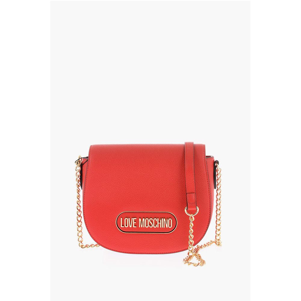 Сумка LOVE из искусственной кожи с цепочкой на плечо Moschino, красный 
Сумка LOVE из искусственной кожи с цепочкой на плечо Moschino, красный