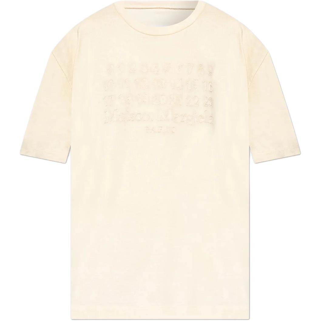 Футболка с вышитым логотипом Maison Margiela, бежевый
Футболка с вышитым логотипом Maison Margiela, бежевый
