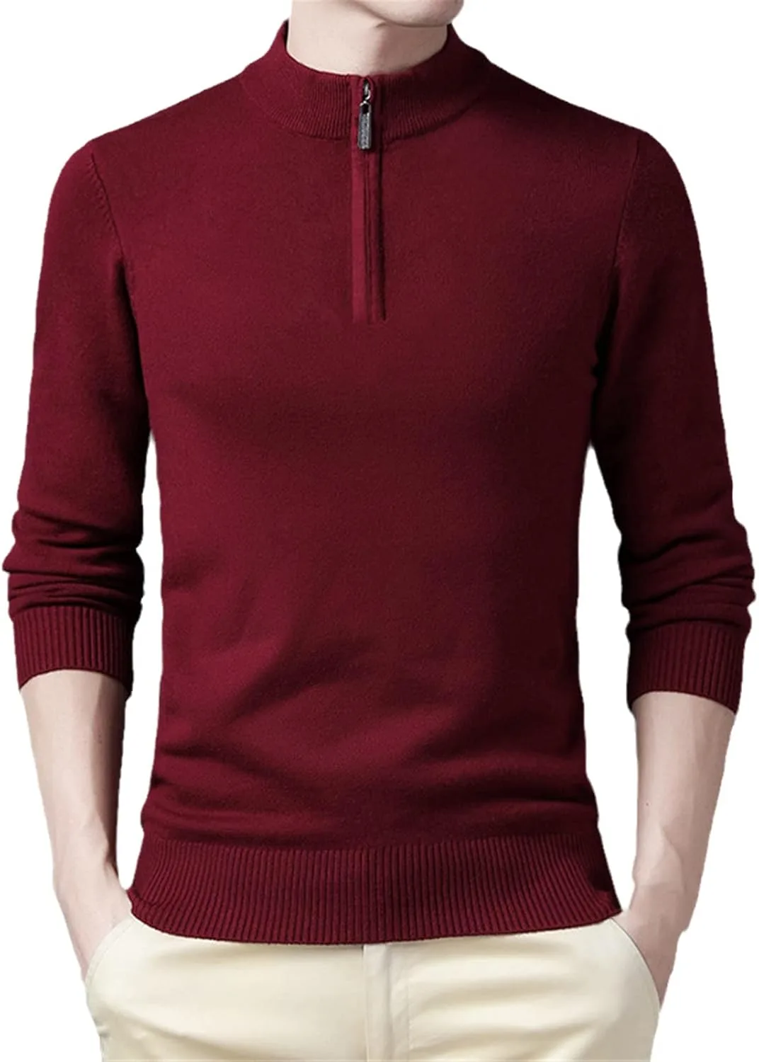 Alloaone мужская модная половинная молния Slim Fit пуловер
Alloaone мужская модная половинная молния Slim Fit пуловер