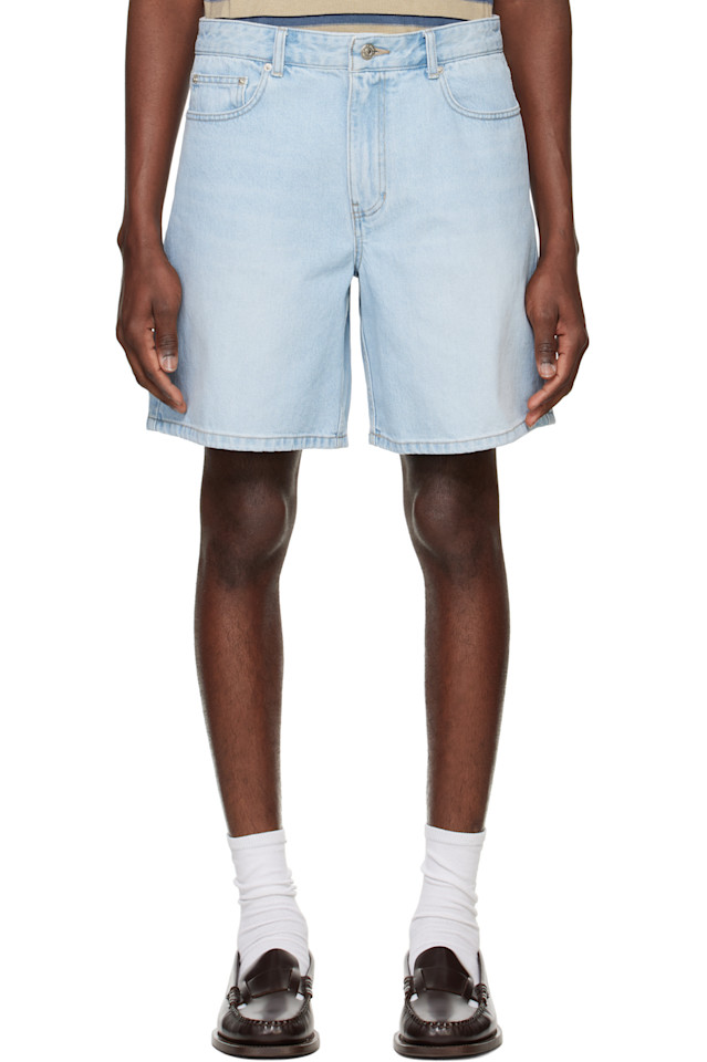 Бермуды из денима System, синий
Бермуды из денима System, синий