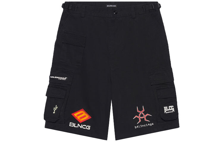 Шорты мужские Balenciaga с принтом, черный
Шорты мужские Balenciaga с принтом, черный
