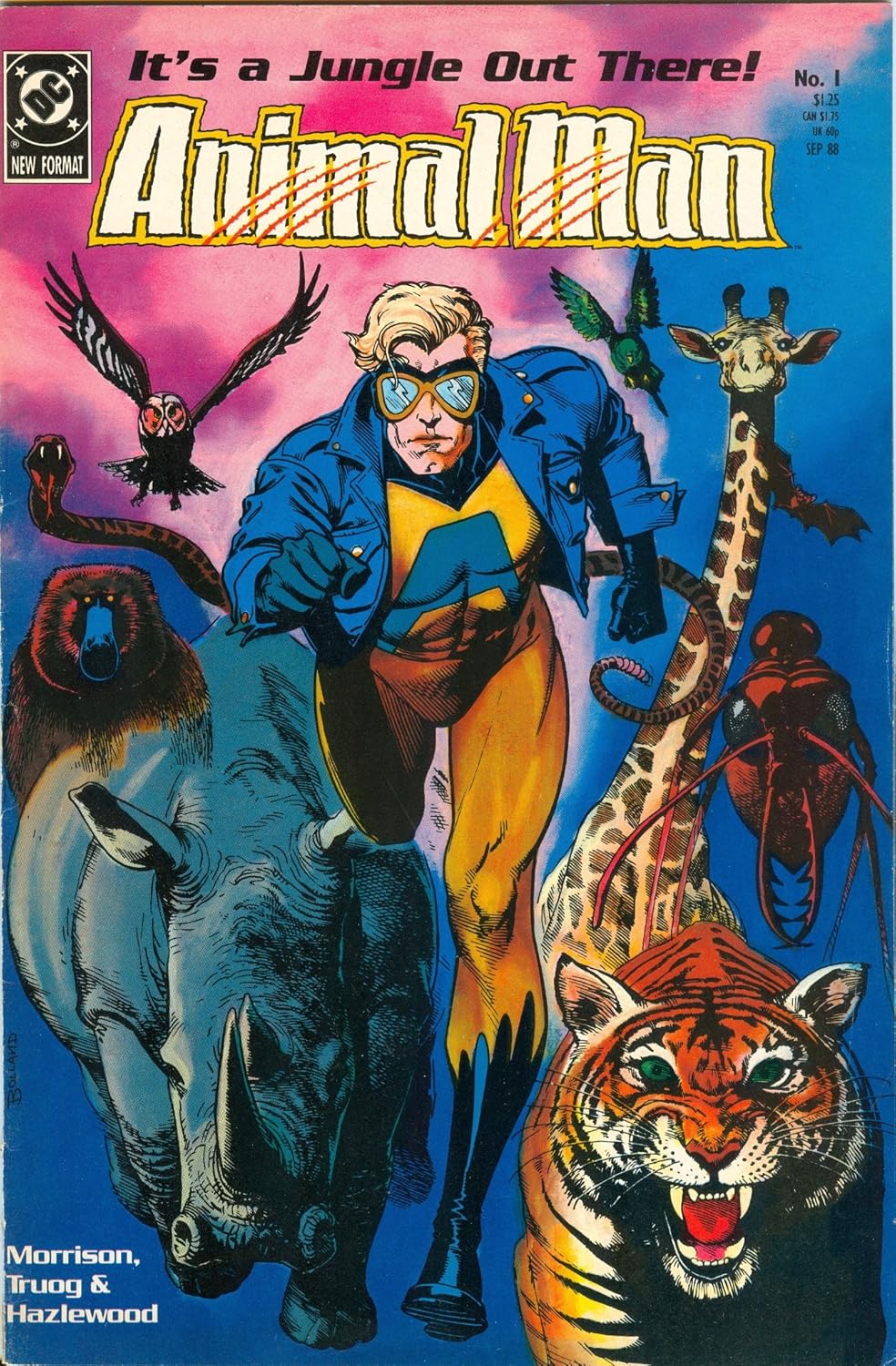 Animal Man Comic Book September 1988 No.1 (DC Comics)
Animal Man Comic Book September 1988 No.1 (DC Comics)