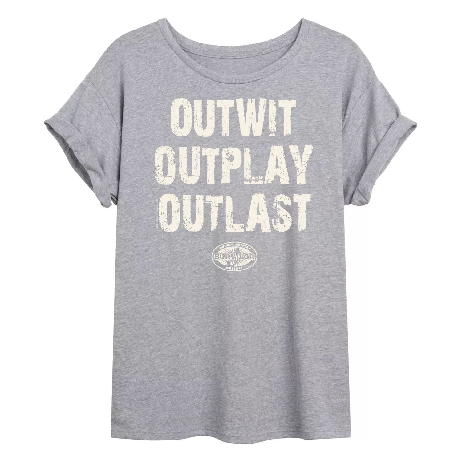 Футболка с струящимся рисунком для юниоров Survivor Outwit Outplay Outlast Licensed Character
Футболка с струящимся рисунком для юниоров Survivor Outwit Outplay Outlast Licensed Character