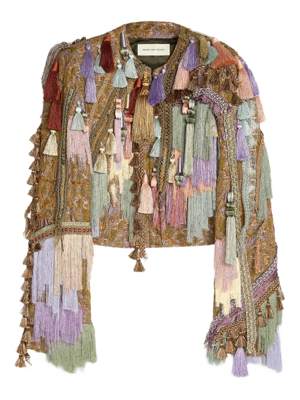 Жакет с кисточками Dries Van Noten, зеленый
Жакет с кисточками Dries Van Noten, зеленый