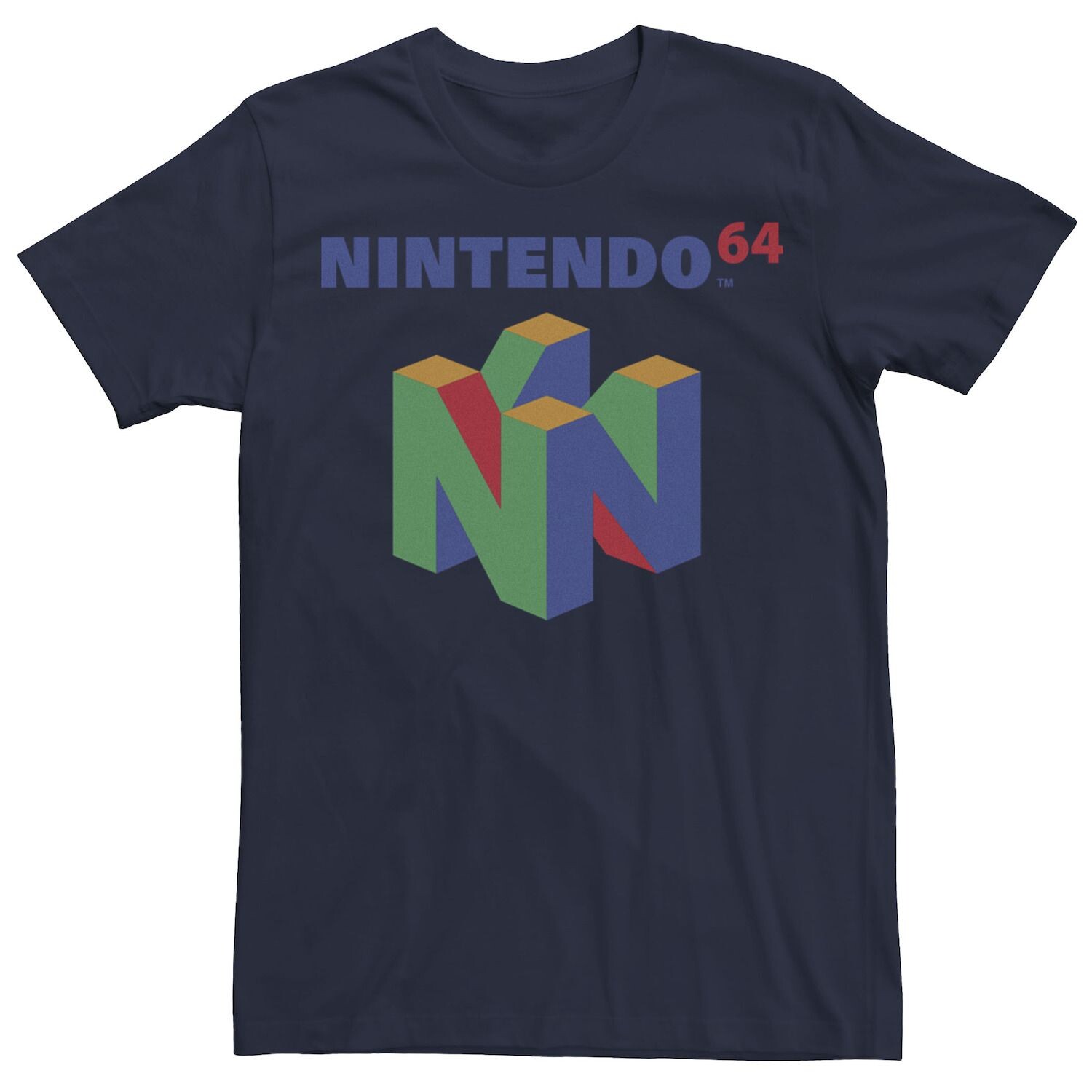 Мужская красочная футболка с логотипом Nintendo 64, Синяя Licensed Character, синий
Мужская красочная футболка с логотипом Nintendo 64, Синяя Licensed Character, синий