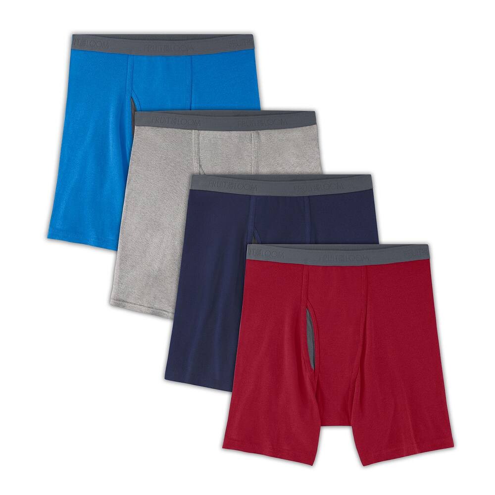 Набор из 4 мужских трусов-боксеров Fruit of the Loom Premium CoolZone, цвет Assorted
Набор из 4 мужских трусов-боксеров Fruit of the Loom Premium CoolZone, цвет Assorted