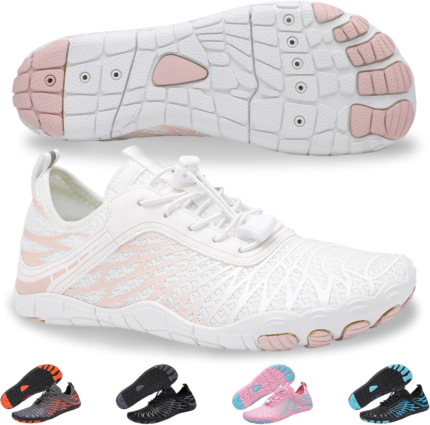 Кроссовки для походов для женщин и мужчин - быстро сохнущие, с широкой носочной частью, для пляжа, плавания, спортивные кроссовки Ieirye, белый
Кроссовки для походов для женщин и мужчин - быстро сохнущие, с широкой носочной частью, для пляжа, плавания, спортивные кроссовки Ieirye, белый