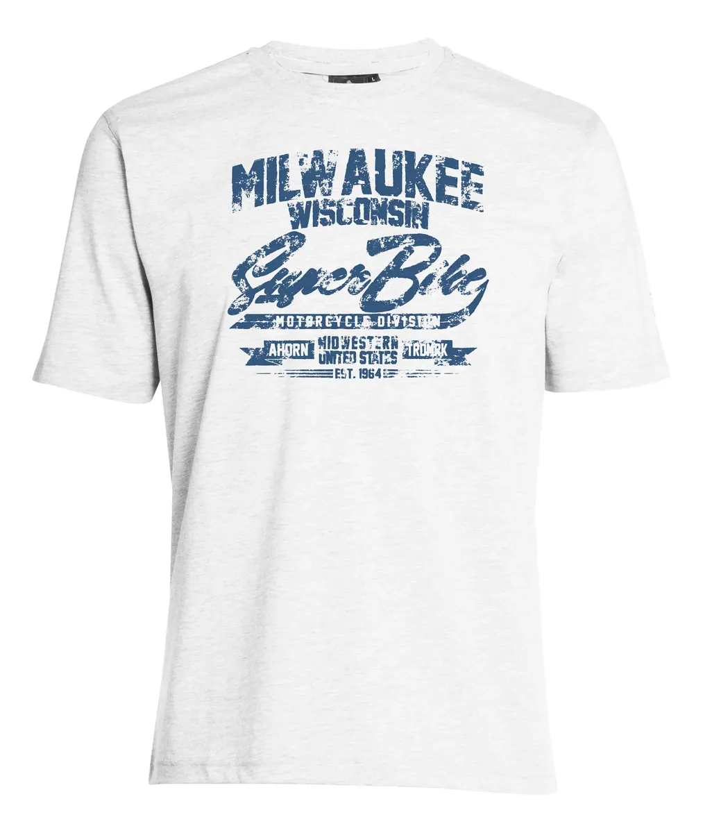 Футболка AHORN SPORTSWEAR "MILWAUKEE_ATLANTIC BLUE", с повседневным принтом спереди, белый
Футболка AHORN SPORTSWEAR "MILWAUKEE_ATLANTIC BLUE", с повседневным принтом спереди, белый