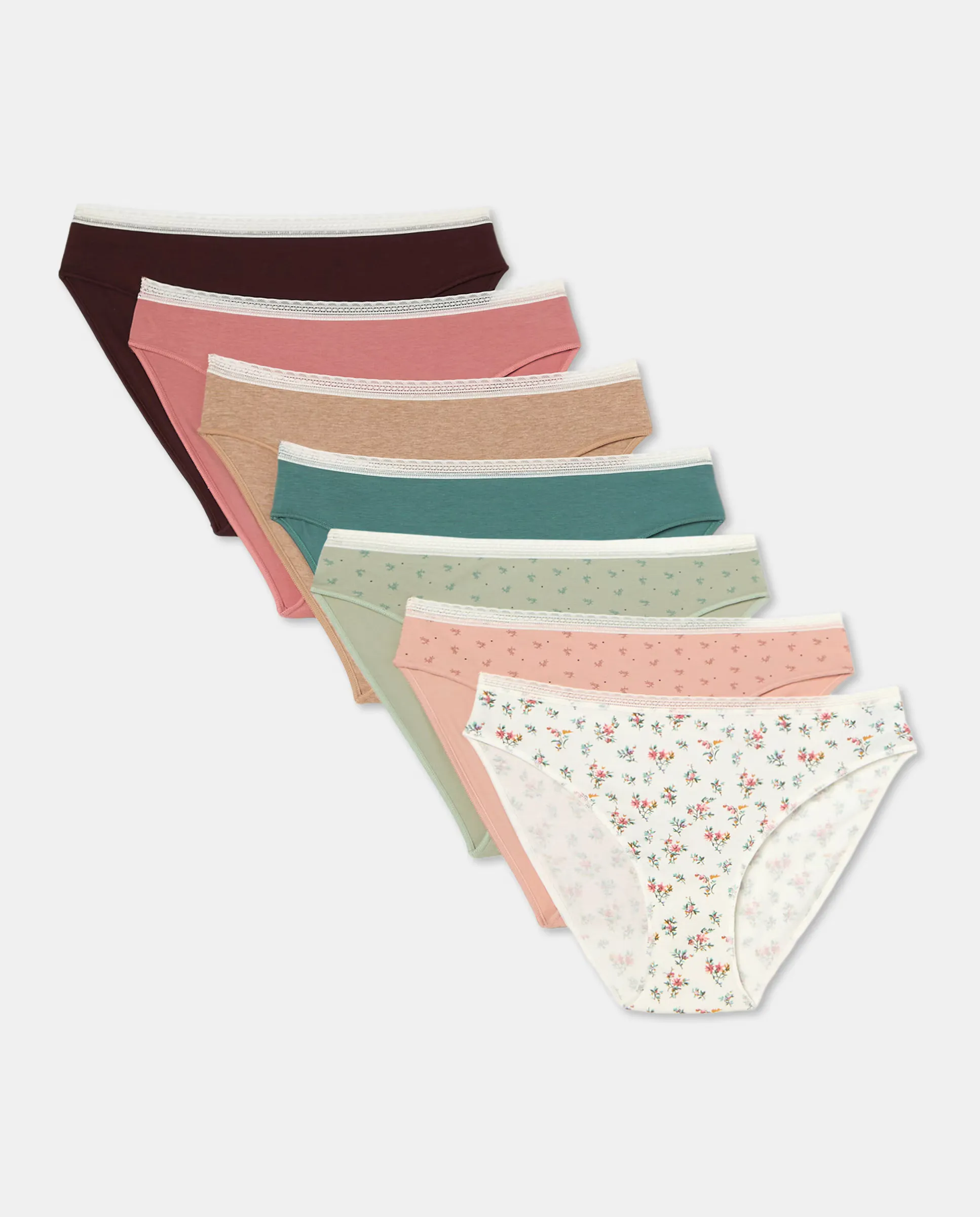 Набор из семи хлопковых трусиков Énfasis, мультиколор
Набор из семи хлопковых трусиков Énfasis, мультиколор