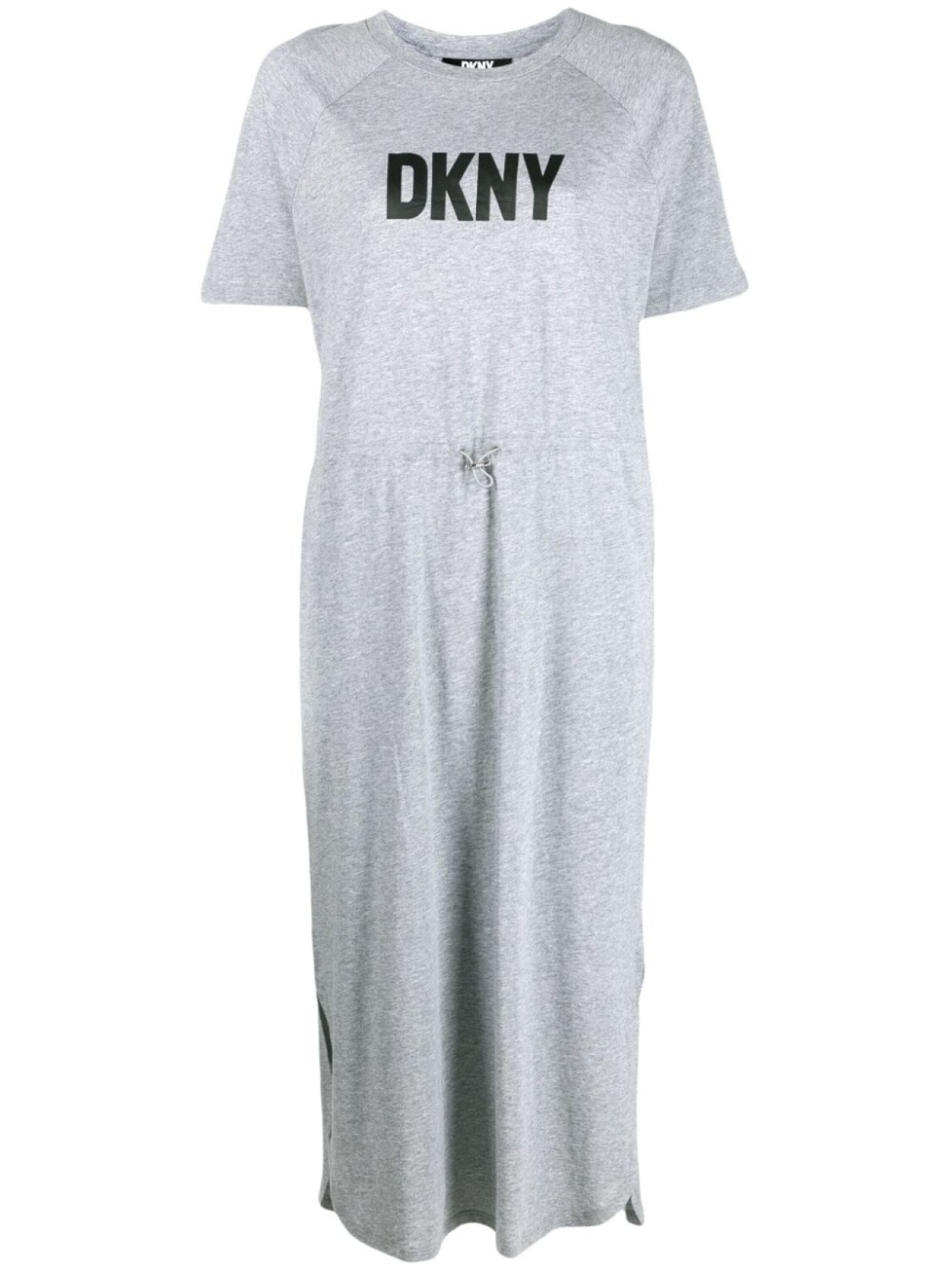 DKNY платье-футболка с кулиской и логотипом, серый
DKNY платье-футболка с кулиской и логотипом, серый
