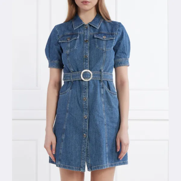 Джинсовое платье с поясом Liu Jo, синий
Джинсовое платье с поясом Liu Jo, синий