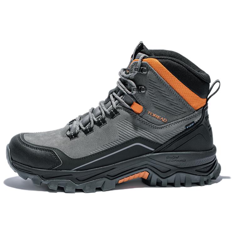 TOREAD Нескользящие термоботинки для альпинизма, мужские, серо-черные
TOREAD Нескользящие термоботинки для альпинизма, мужские, серо-черные