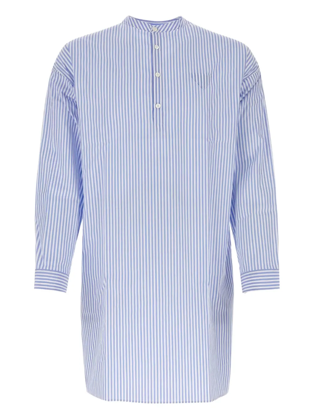 Поплиновая рубашка в полоску Prada, синий
Поплиновая рубашка в полоску Prada, синий