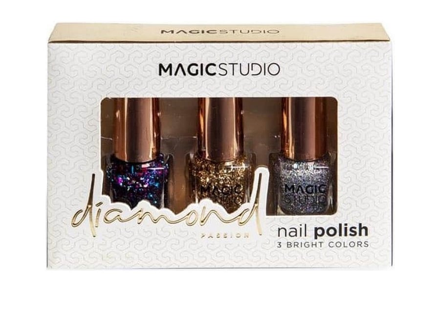 MAGIC STUDIO Набор из 3 блестящих лаков для ногтей
MAGIC STUDIO Набор из 3 блестящих лаков для ногтей