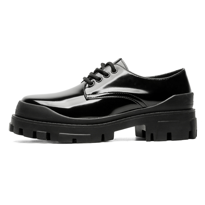 JANECO Мужские повседневные туфли, ярко-черные
JANECO Мужские повседневные туфли, ярко-черные