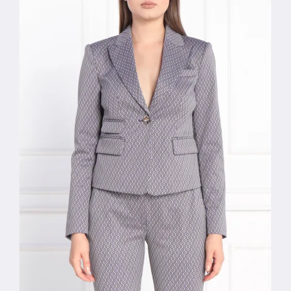 Узкий пиджак Liu Jo, фиолетовый 
Узкий пиджак Liu Jo, фиолетовый