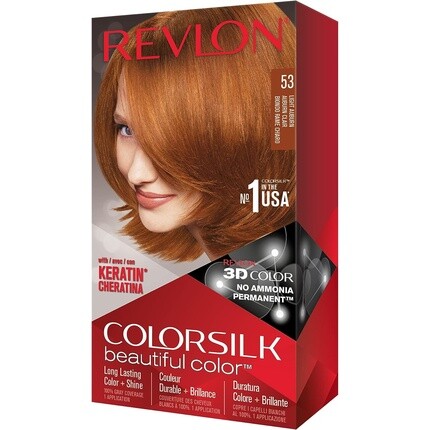 Краска для волос Colorsilk Светло-рыжий 130мл, Revlon
Краска для волос Colorsilk Светло-рыжий 130мл, Revlon