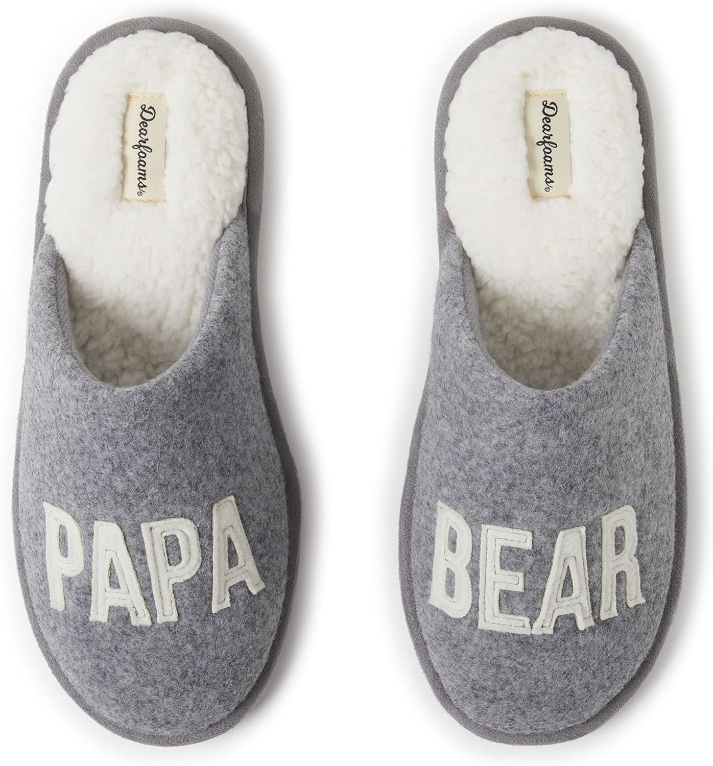 Мужские тапочки Dearfoams Matching Family Holiday Papa Bear с вышивкой, отделка шерпой, модель Moc Toe, светло-серый
Мужские тапочки Dearfoams Matching Family Holiday Papa Bear с вышивкой, отделка шерпой, модель Moc Toe, светло-серый
