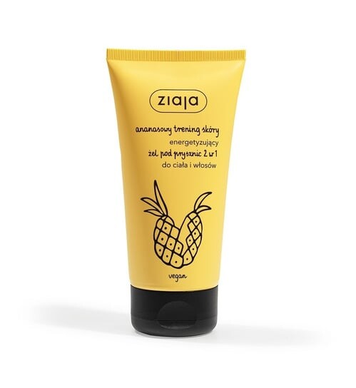 Энергетический гель для душа Ziaja Pineapple Skin Training 2в1 для тела и волос 160мл
Энергетический гель для душа Ziaja Pineapple Skin Training 2в1 для тела и волос 160мл