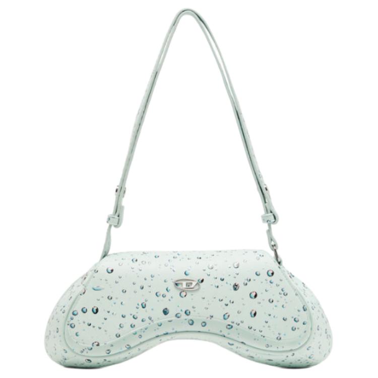 DIESEL Женская сумка через плечо небесно-голубого цвета
DIESEL Женская сумка через плечо небесно-голубого цвета