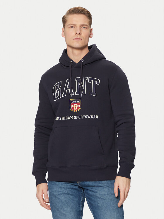 Толстовка обычного кроя 2044004 Gant, синий
Толстовка обычного кроя 2044004 Gant, синий