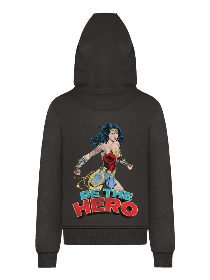 Толстовка Wonder Woman Be The Hero черного цвета F4NT4STIC
Толстовка Wonder Woman Be The Hero черного цвета F4NT4STIC