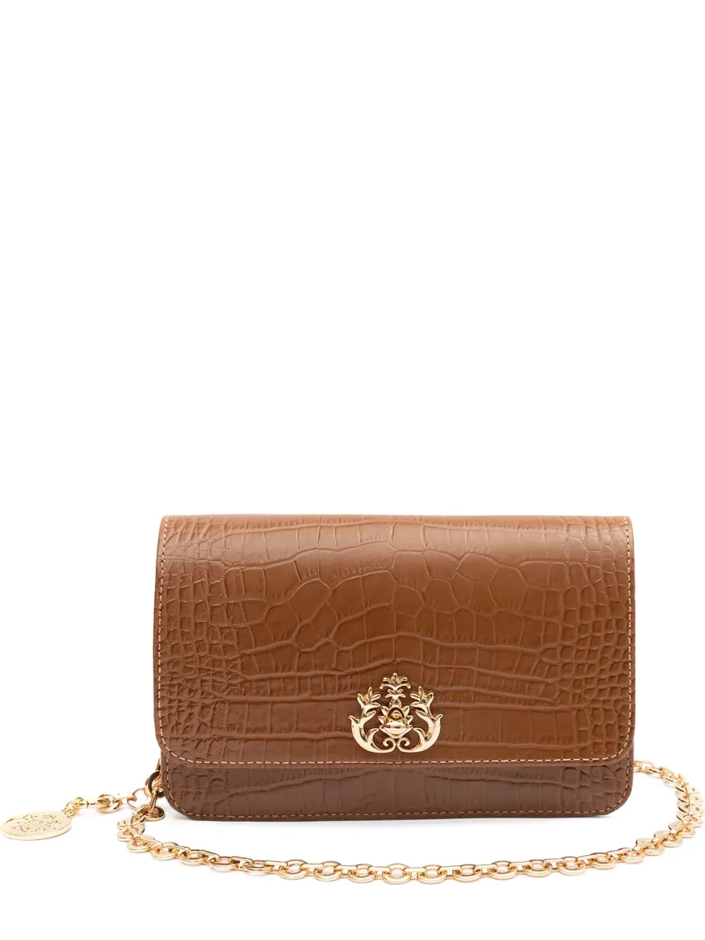 Мини-сумка Forever с тиснением под крокодила Isla, коричневый
Мини-сумка Forever с тиснением под крокодила Isla, коричневый