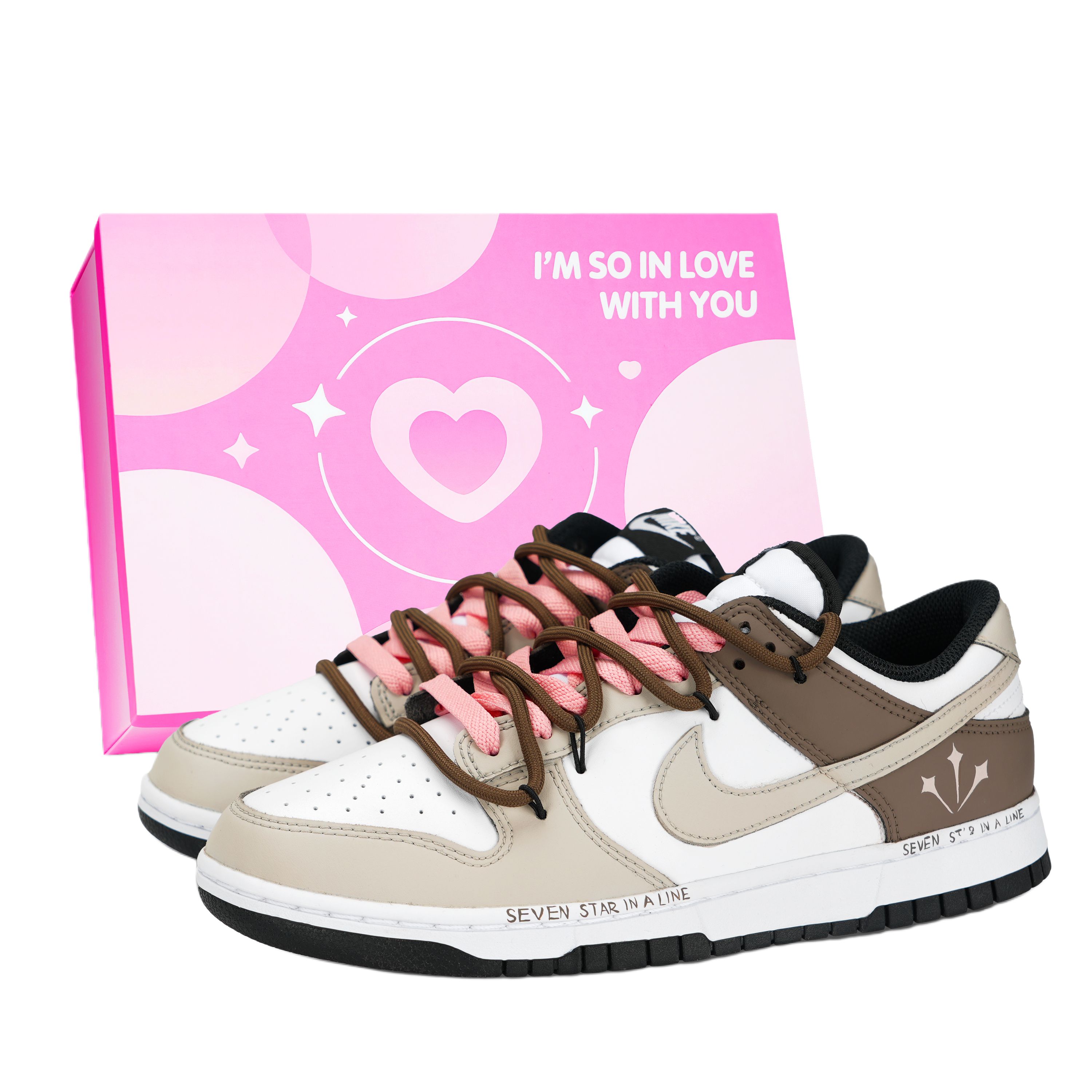 Nike Кроссовки для скейтбординга Dunk Black White, Star Rising, устойчивые к истиранию и скольжению, низкие, унисекс, коричневые
Nike Кроссовки для скейтбординга Dunk Black White, Star Rising, устойчивые к истиранию и скольжению, низкие, унисекс, коричневые