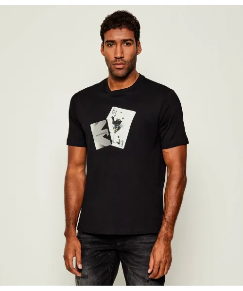 Футболка Regular fit Emporio Armani, черный 
Футболка Regular fit Emporio Armani, черный