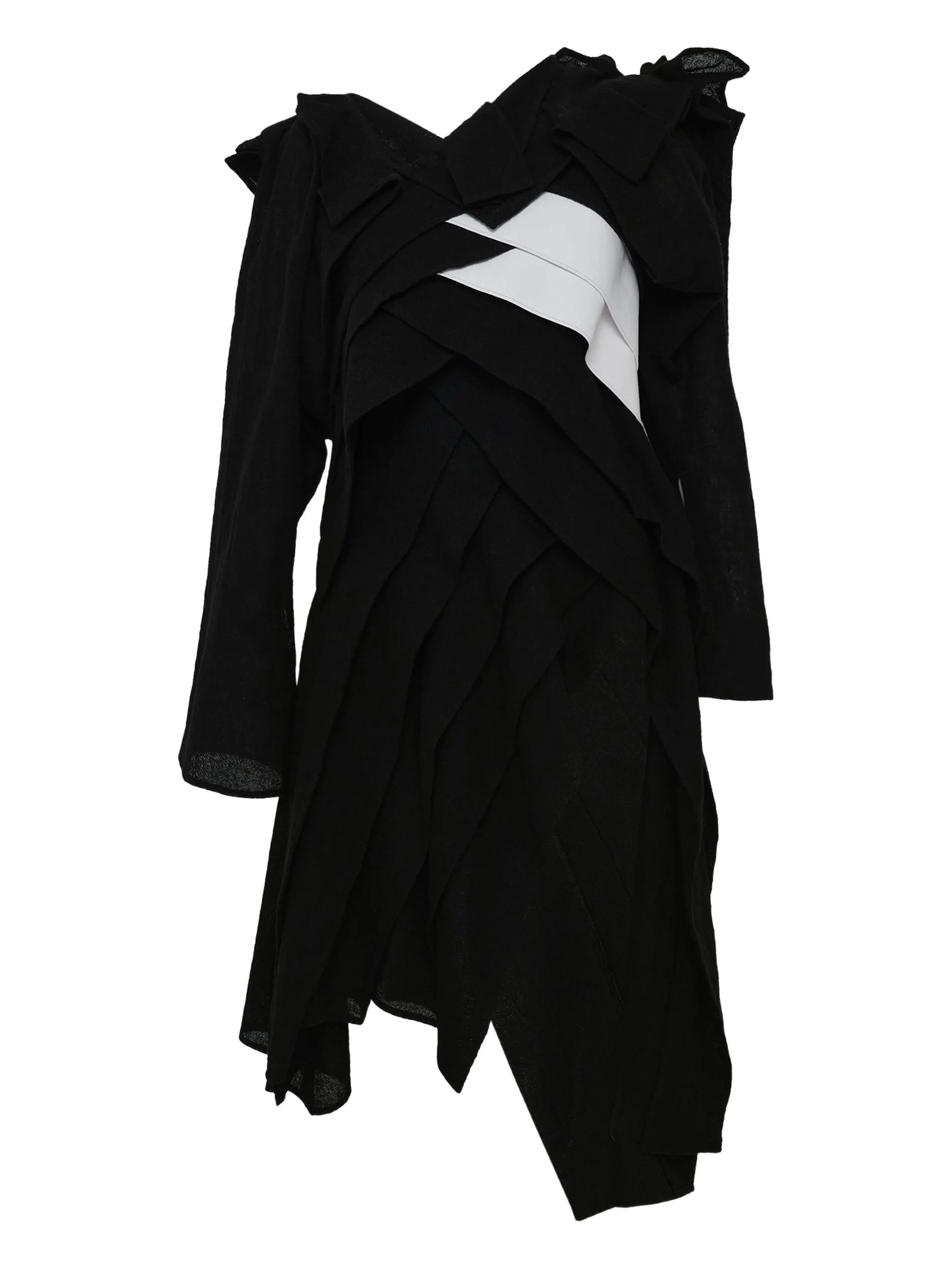 Платье миди со складками Yohji Yamamoto, черный
Платье миди со складками Yohji Yamamoto, черный