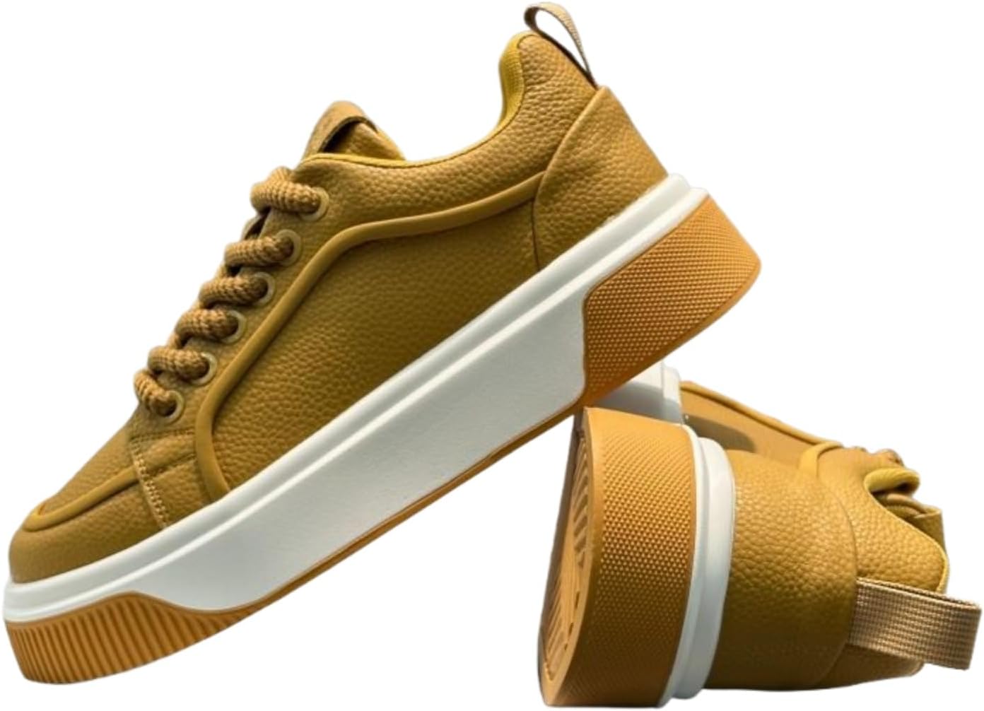 Мужские повседневные кожаные кроссовки на шнуровке с толстой подошвой и петлей для носка, дышащая и комфортная обувь для ежедневной ходьбы, работы и полууформальных случаев, современный минималистичный дизайн Kelibasi, хаки
Мужские повседневные кожаные кроссовки на шнуровке с толстой подошвой и петлей для носка, дышащая и комфортная обувь для ежедневной ходьбы, работы и полууформальных случаев, современный минималистичный дизайн Kelibasi, хаки