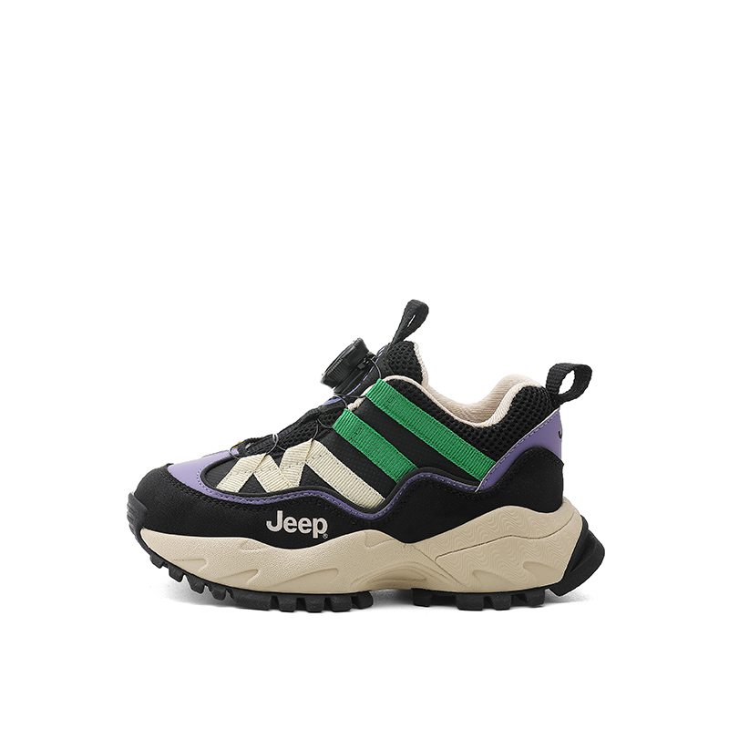 Низкие детские беговые кроссовки черно-фиолетовые Kids' Jeep
Низкие детские беговые кроссовки черно-фиолетовые Kids' Jeep