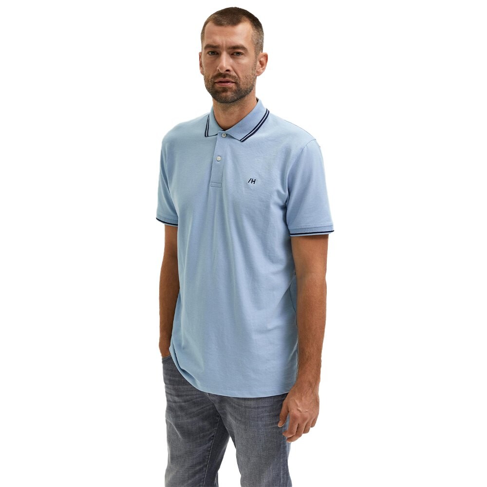 Поло с коротким рукавом Selected Aze Sport, синий
Поло с коротким рукавом Selected Aze Sport, синий